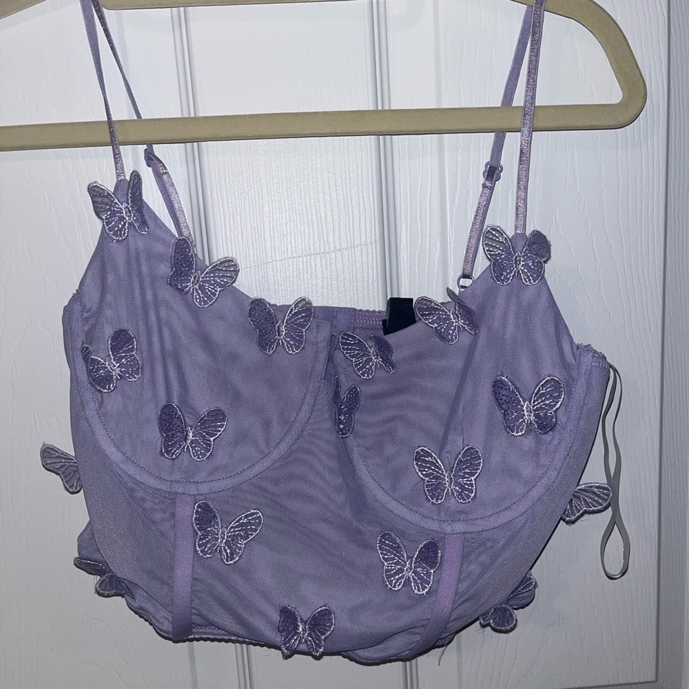Windsor Purple Corset, size L